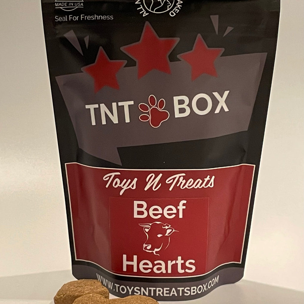 Portada cuadrada premium de Snacks digestivos de corazón de ternera para perros - Tu Peludo Premium