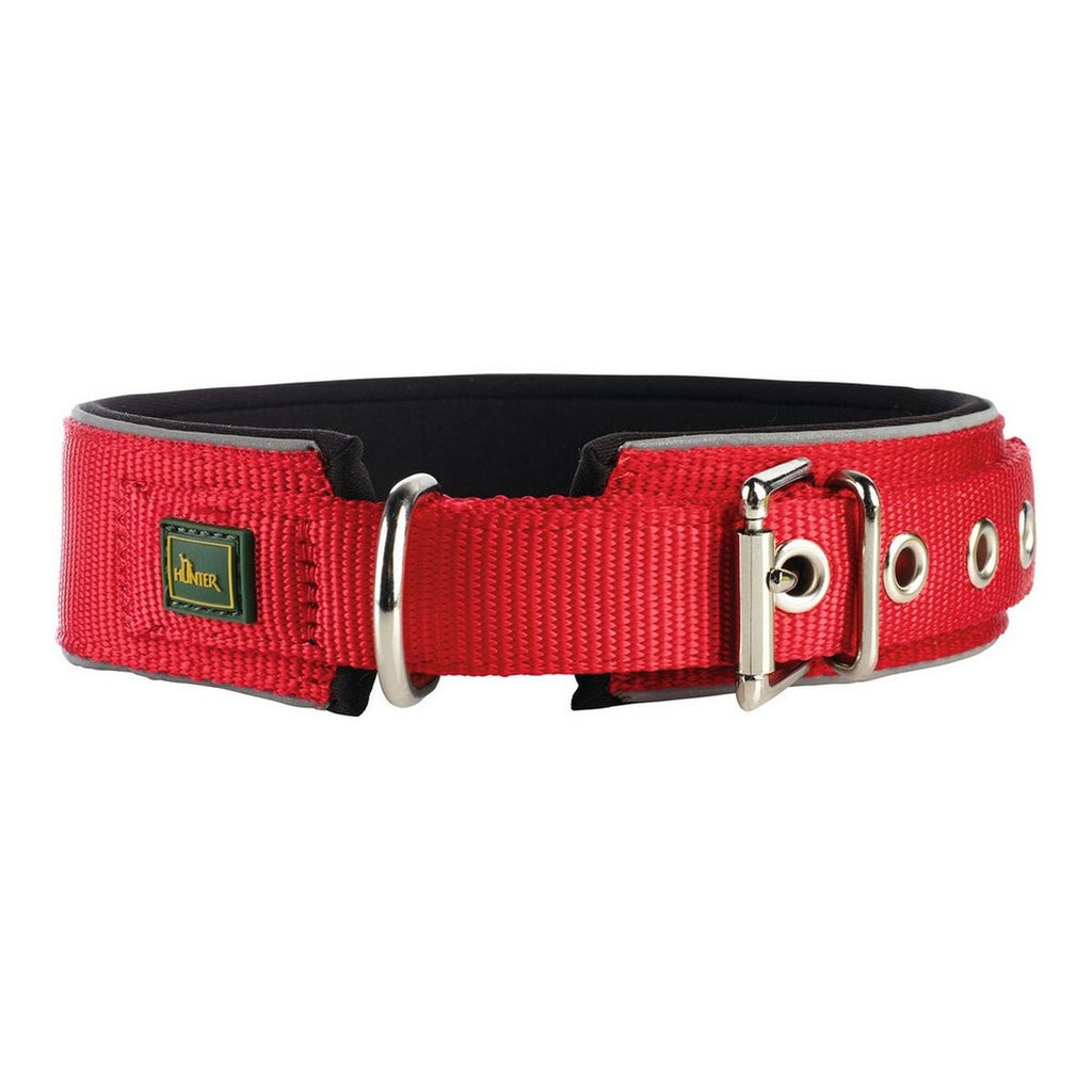 Collar para perro Hunter Neoprene Reflect rojo 39-46 cm