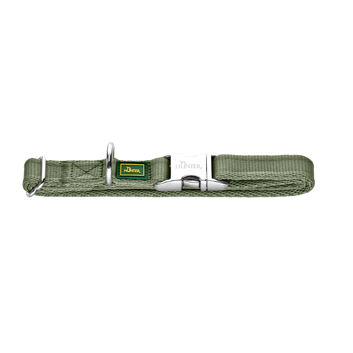 Collare per cane Hunter Inari verde M 30-45 cm