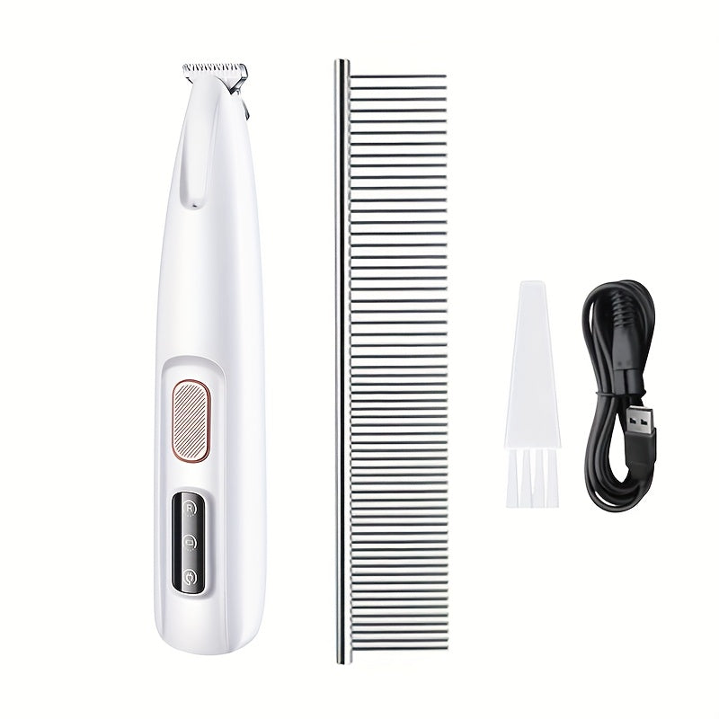 Animal Grooming Clippers with LED Light Support
