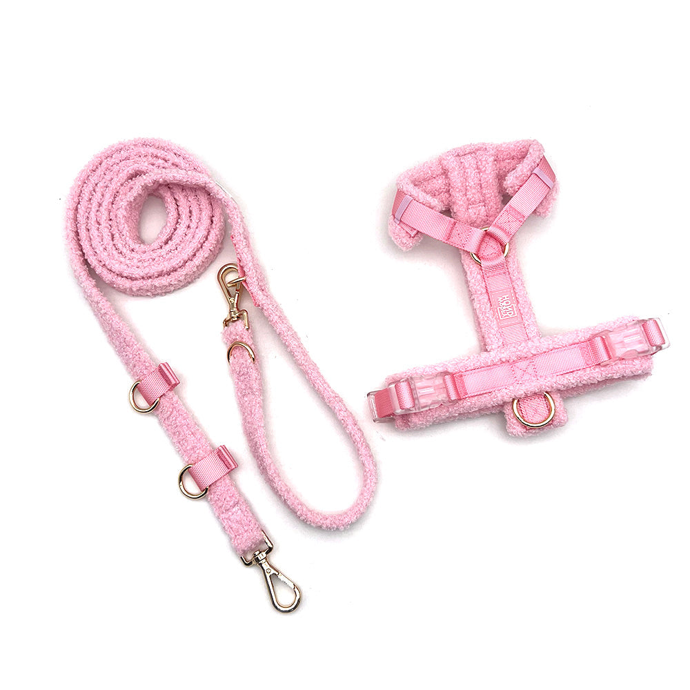 Geschirr für Hund Teddy rosa
