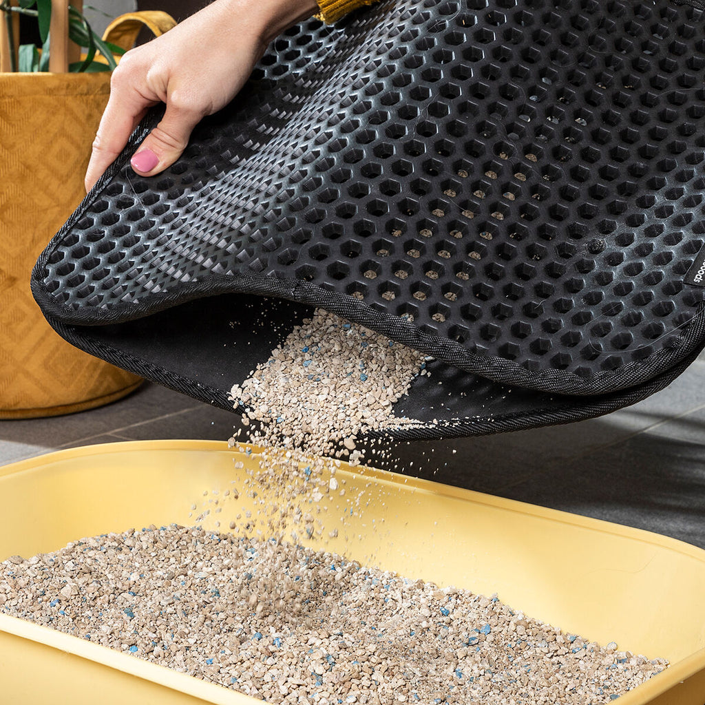 Alfombrilla para arenero de gato Clikatt InnovaGoods