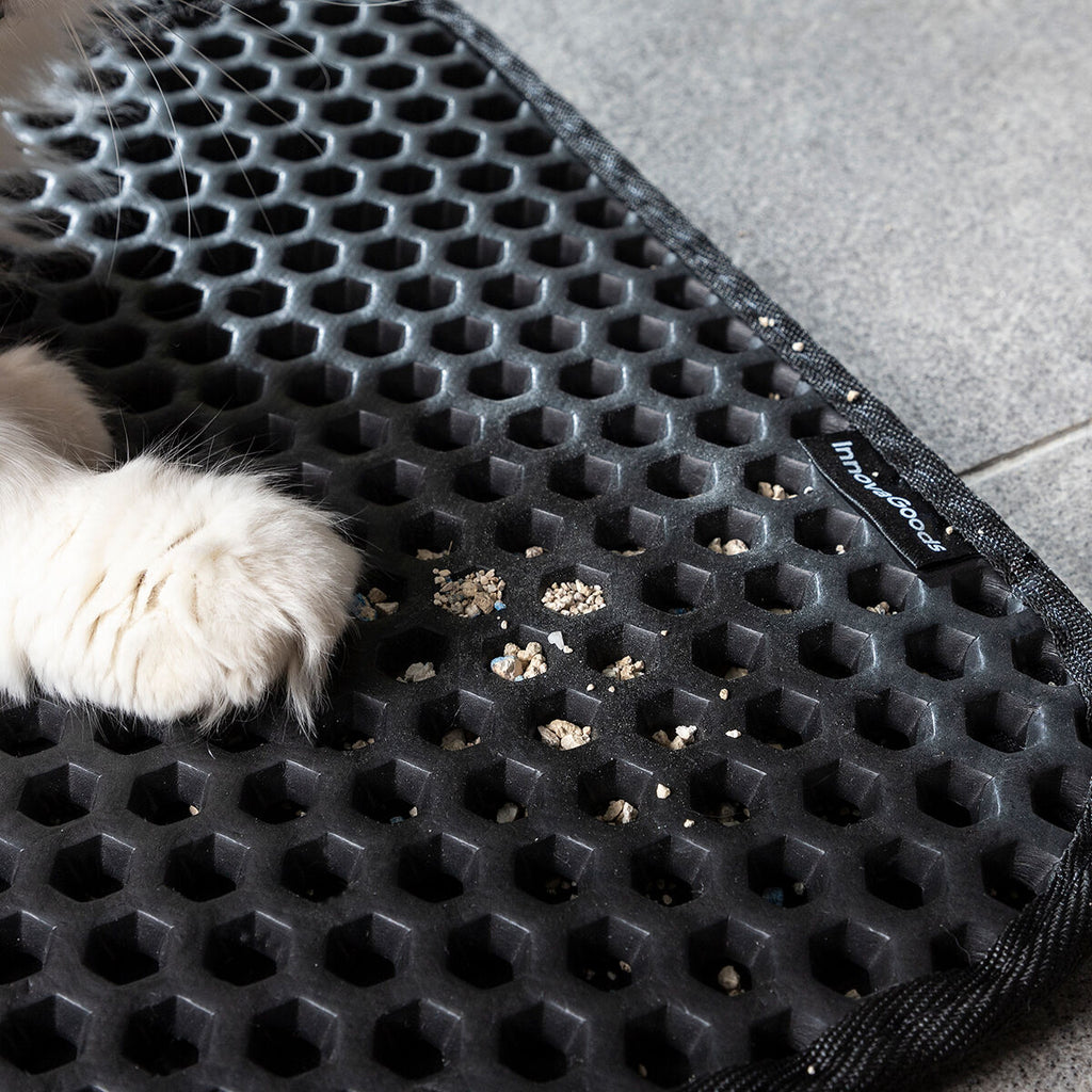 Alfombrilla para arenero de gato Clikatt InnovaGoods