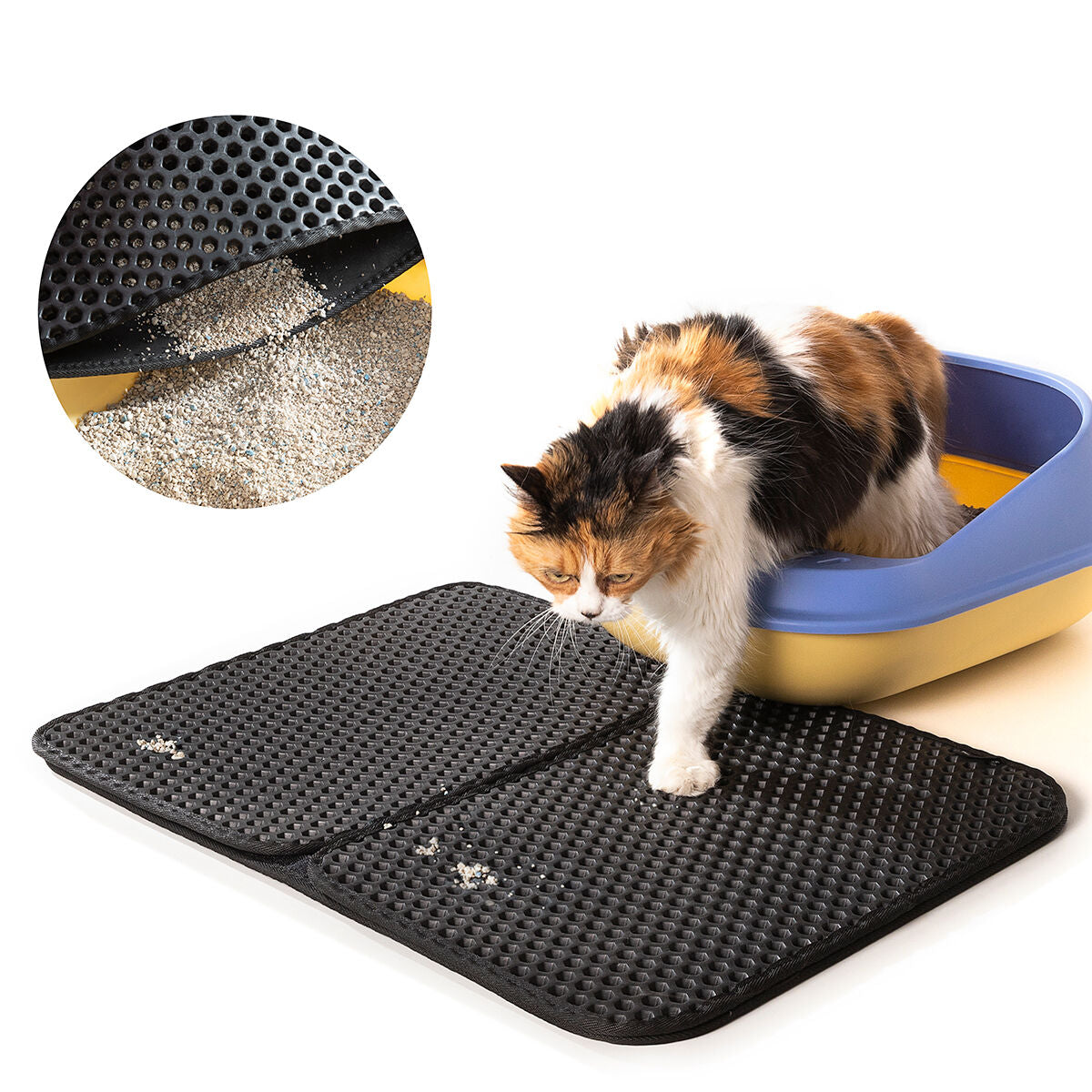 Tappetino per arenero di gatto Clikatt InnovaGoods