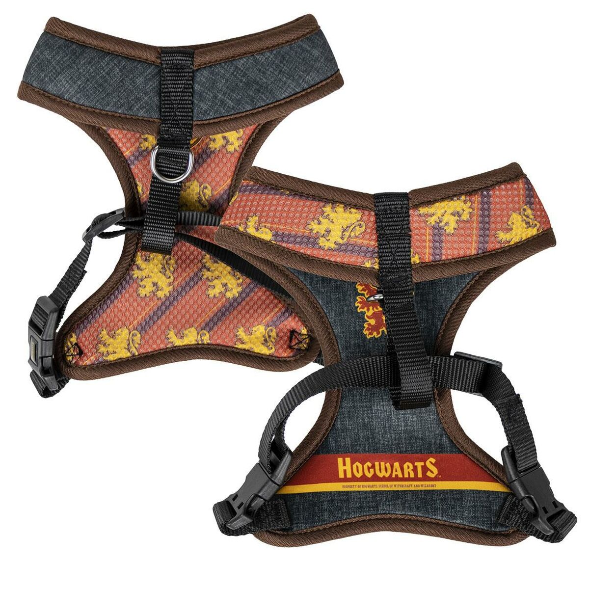 Arnes per cane Harry Potter Reversible rosso XS