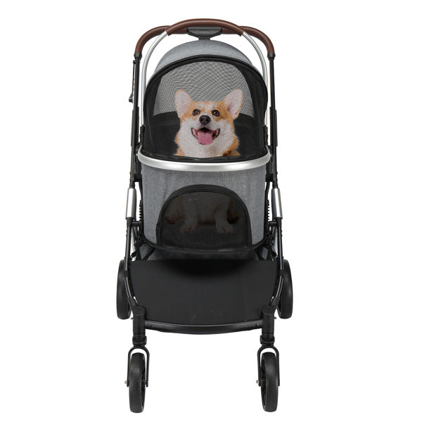 3 in 1 Haustier Stroller. Designed for convenience, safety, and style, it's the perfect gift for your beloved furry companions