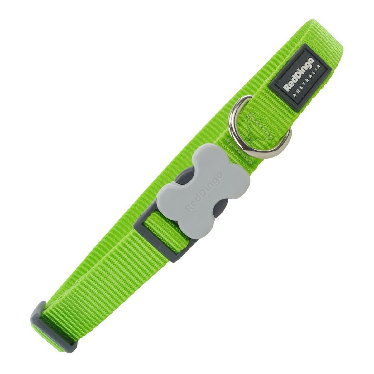 Collier pour chien rouge Dingo Lime (1,5 x 24-36 cm)