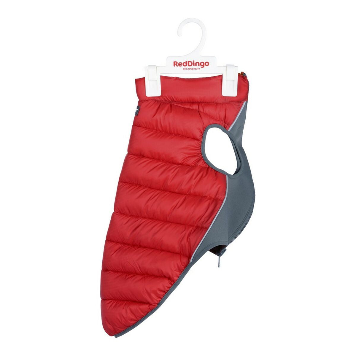 Abrigo para perro rojo Dingo Puffer rojo naranja 30 cm
