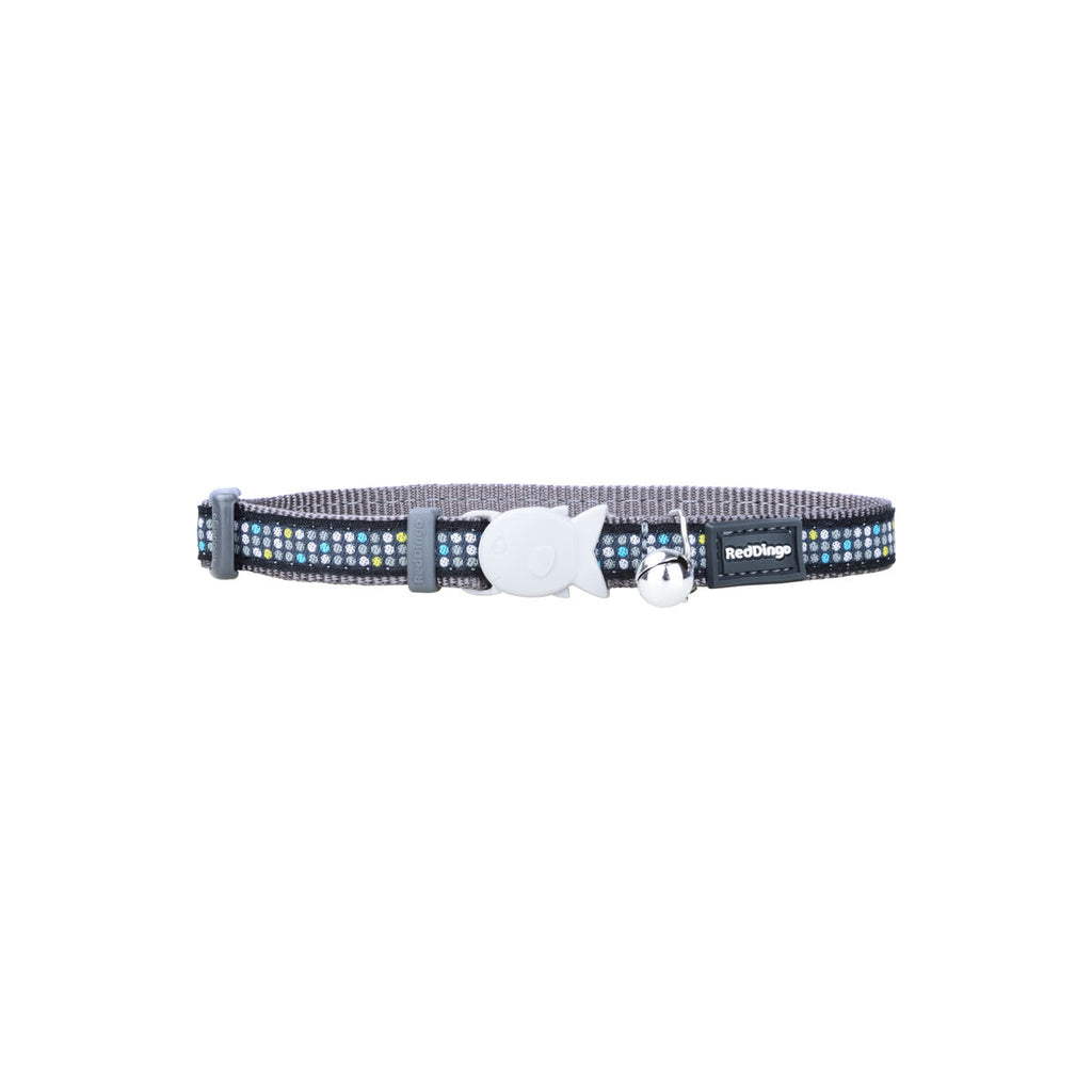 Collier pour chat rouge Dingo Modern on Cool 20-32 cm gris