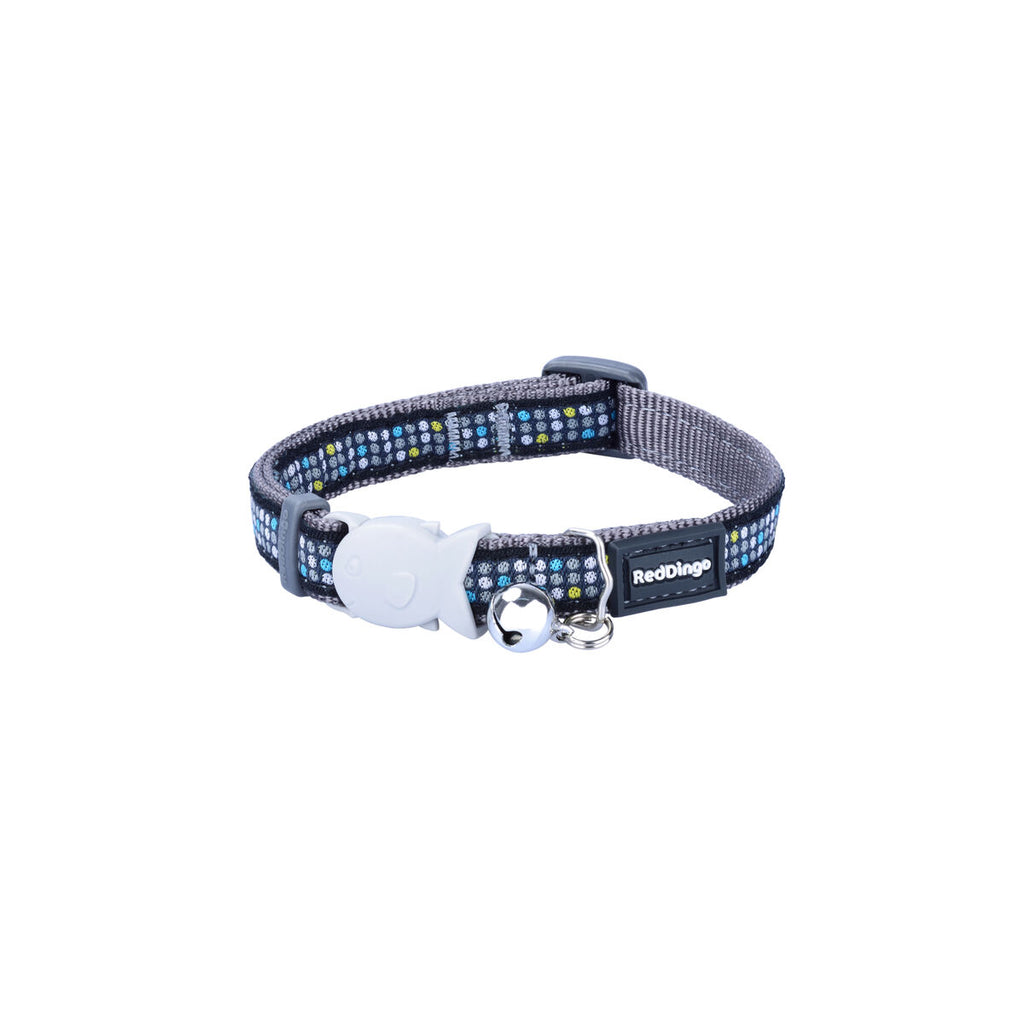 Collier pour chat rouge Dingo Modern on Cool 20-32 cm gris