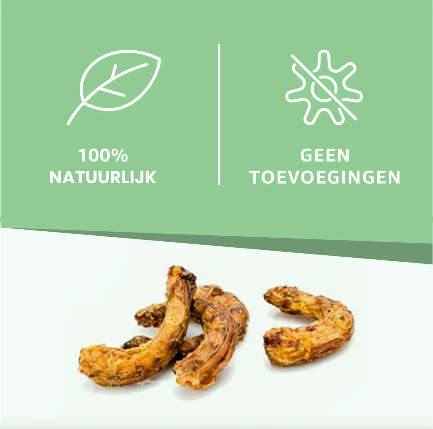 Cuellos aus pollo für Hunde
