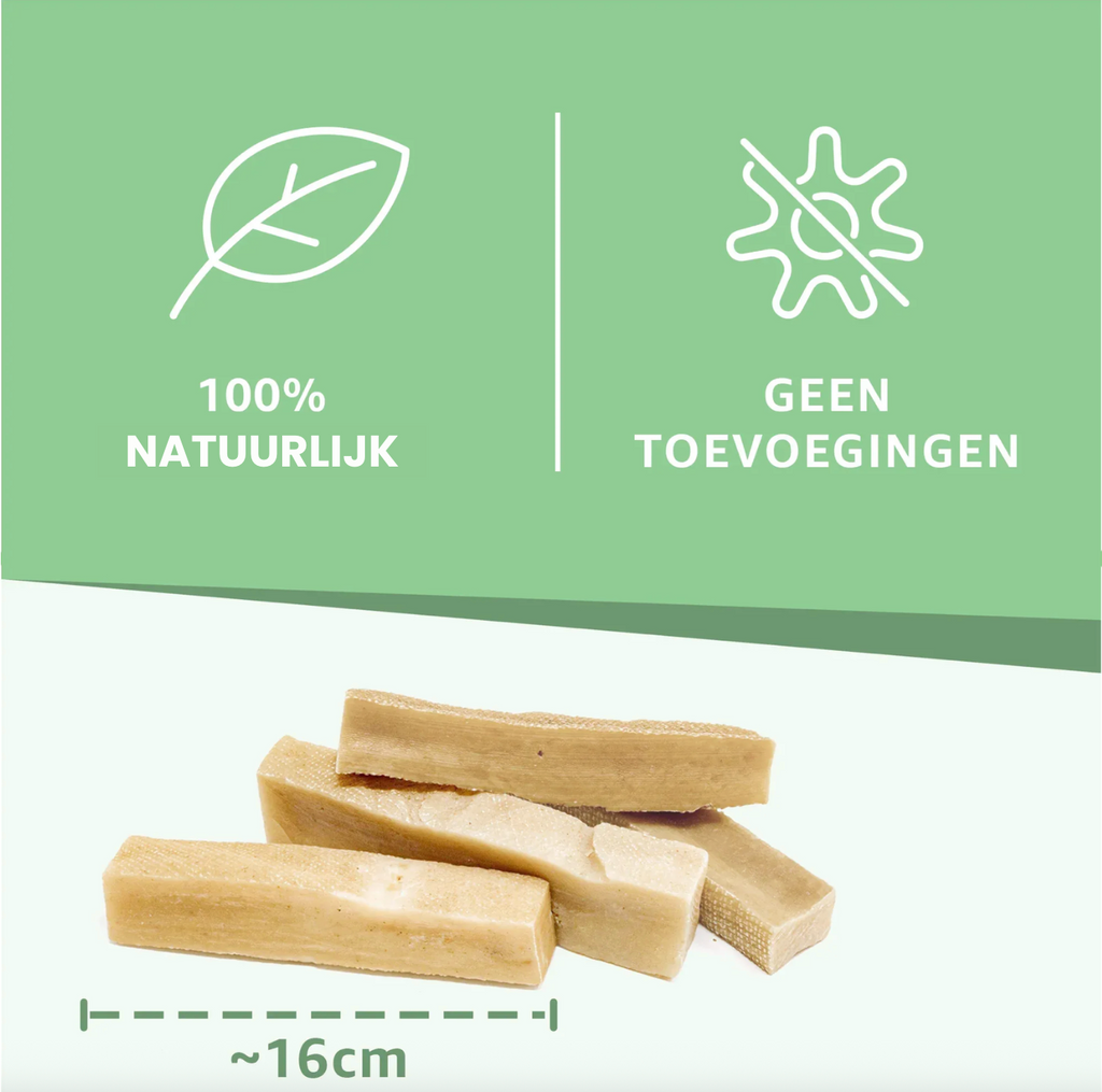 Yakstaven XL - Natuurlijke HondenSnack uit Himalaya | Woef Woef Snacks