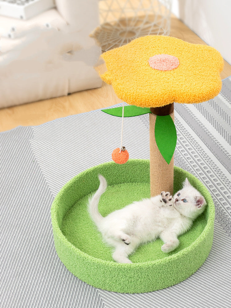 Cat Scratcher with Sisal Winding and Hemp Surface-0