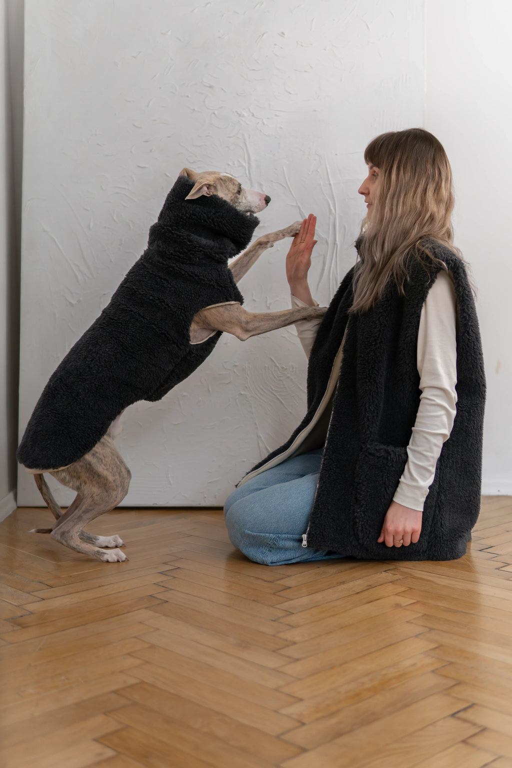 Lana Hund Vest - Charcoal