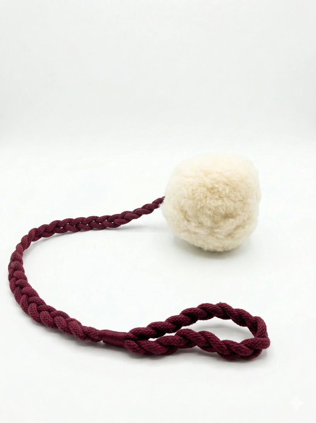 Lana Pom Tug Toy - bianco