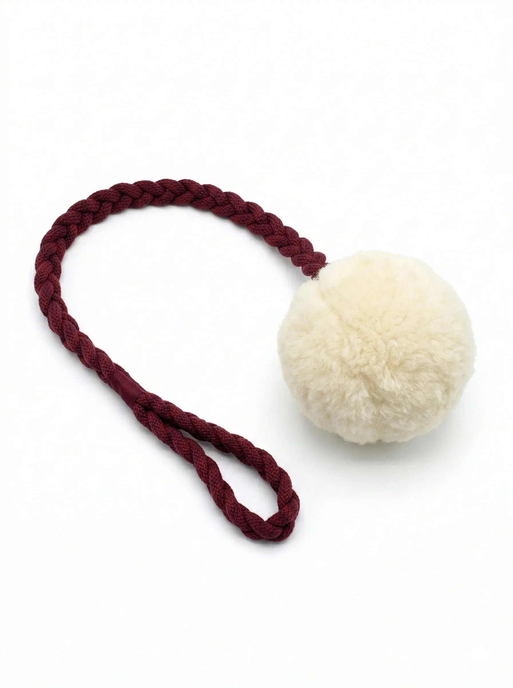 Lana Pom Tug Toy - bianco