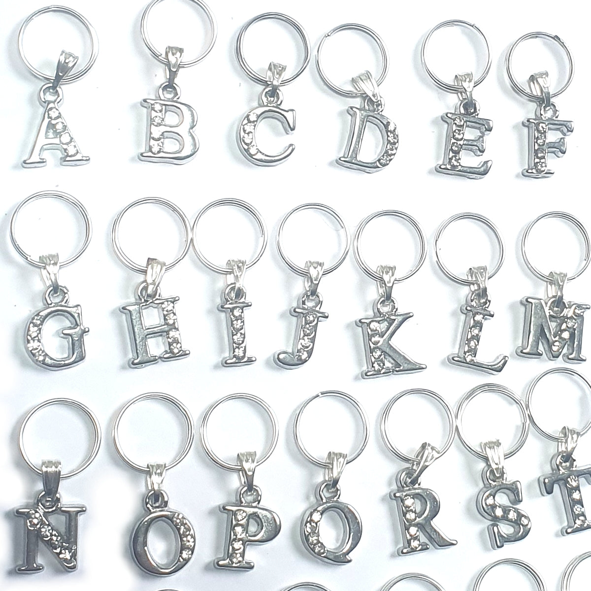 Small A-Z Letter Pet Cat Collar Charms-2