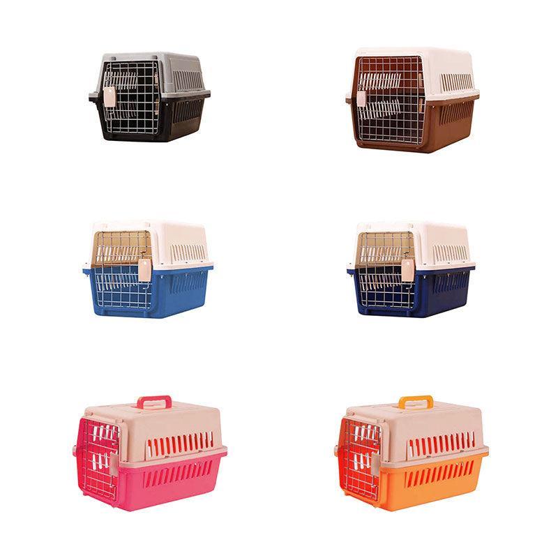 Groß Haustier Transport Crate for Hund Katze Rabbit Portatil Ventilated Travel Carrier