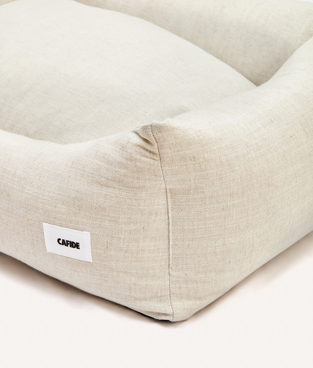 Funda de Cama Lino Beige, Snozy-3