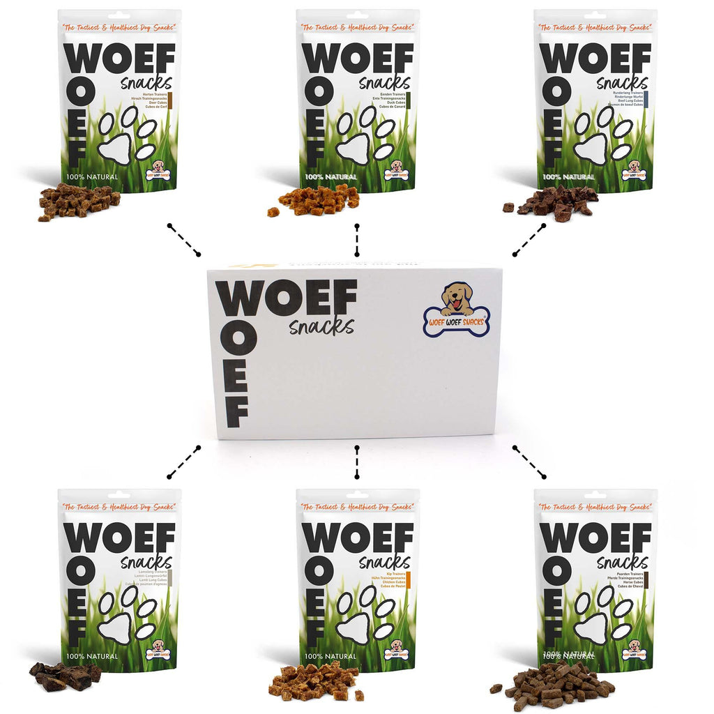 Caja aus Snacks für Training aus Hund