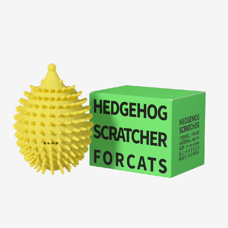 The Ultimate Hedgehog Cat Corner Tickler with Massage Ball-4