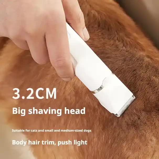 NNEDSZ weiß T70 4-in-1 Haustier Grooming Kit – Full Body, Detail, Paw Hair Trimmer & Nail Grinder