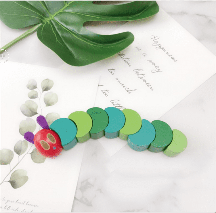 Wooden Hungry Caterpillar Educational Toy-0