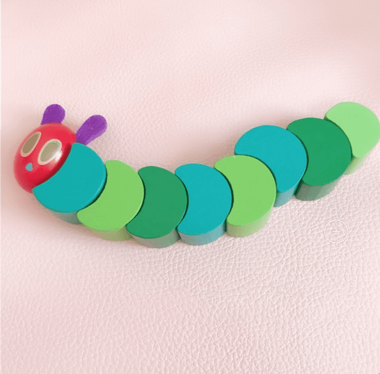 Wooden Hungry Caterpillar Educational Toy-4