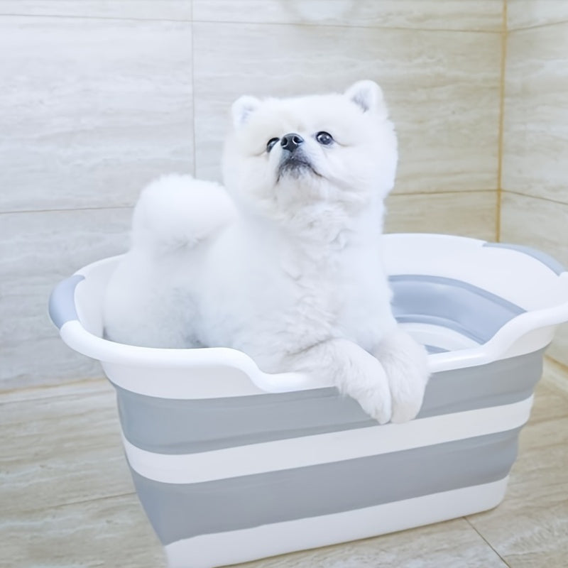 NNETM Foldable Haustier Bathtub groß Capacity Hund Cleaning Bucket