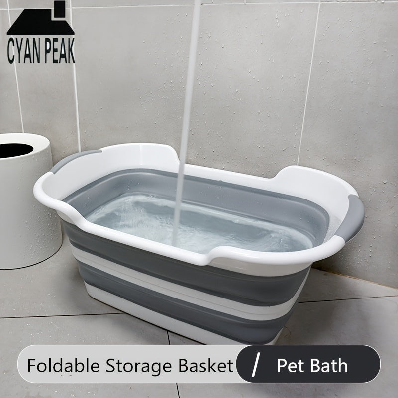 NNETM Foldable Haustier Bathtub groß Capacity Hund Cleaning Bucket