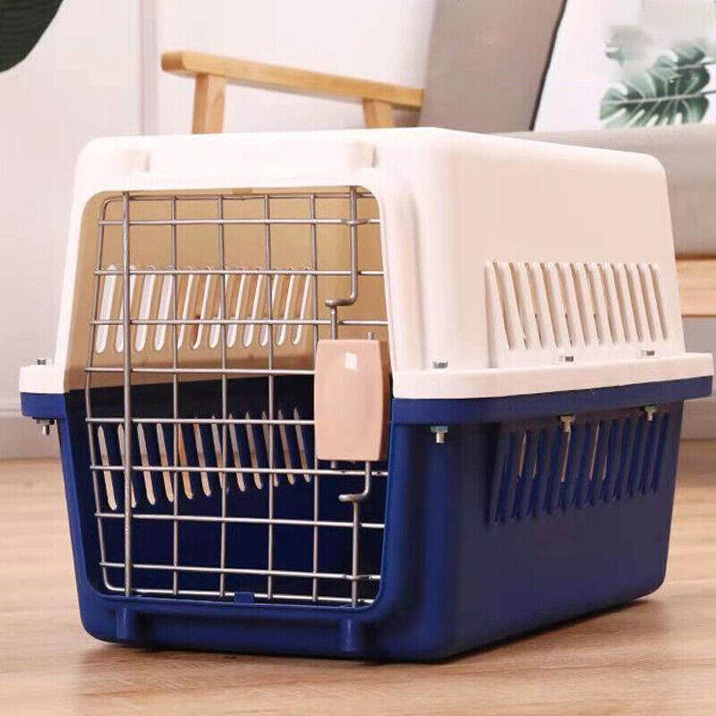 Groß Haustier Transport Crate for Hund Katze Rabbit Portatil Ventilated Travel Carrier