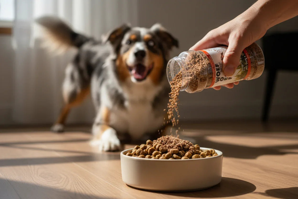 Topping aus vacuno für comida aus Hund